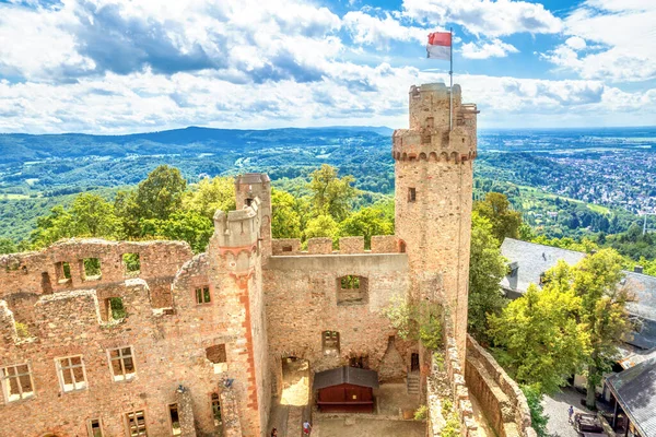 Замок Ауэрбах Бенсайме Гессен Германия — стоковое фото
