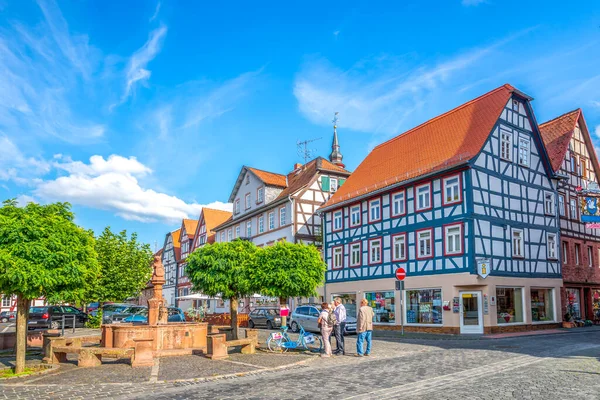 Market Buedingen Hessen Germany — Stock Photo, Image