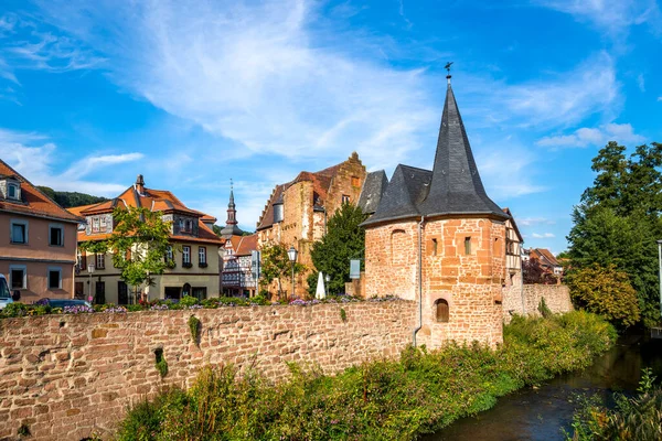 Buedingens Stadsmur Hessen Tyskland — Stockfoto