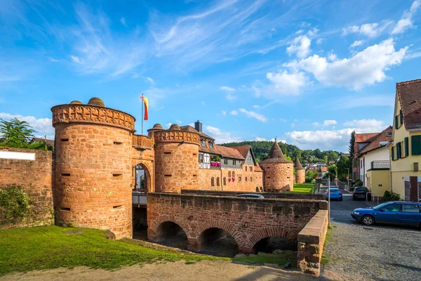 Stadtmauer Von Büdingen Hessen Deutschland — Stockfoto