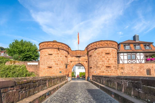 Buedingens Stadsmur Hessen Tyskland — Stockfoto