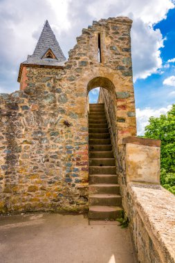 Tarihsel Şato Frankenstein, Darmstadt Eberstadt, Almanya 