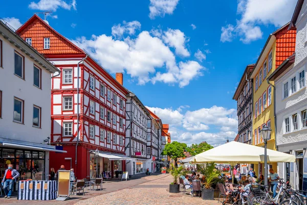 Zabytkowe Miasto Eschwege Hesja Niemcy — Zdjęcie stockowe