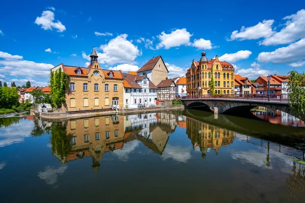 Werra Folyó Eschwege Hessen Németország — Stock Fotó