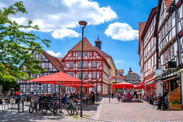 ドイツ ヘッセン州エシュヴァージの歴史都市 — ストック写真