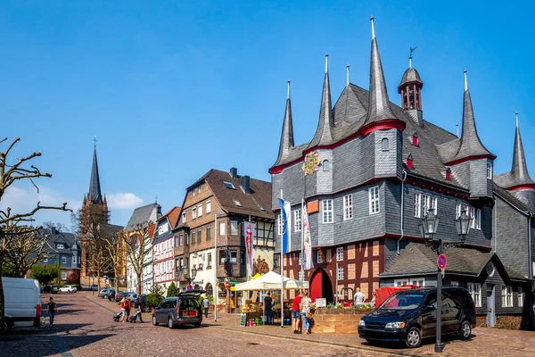 Marknaden Frankenberg Der Eder Hessen Tyskland — Stockfoto