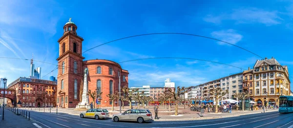 Sankt Pauls Kyrka Frankfurt Main Hessen Tyskland — Stockfoto