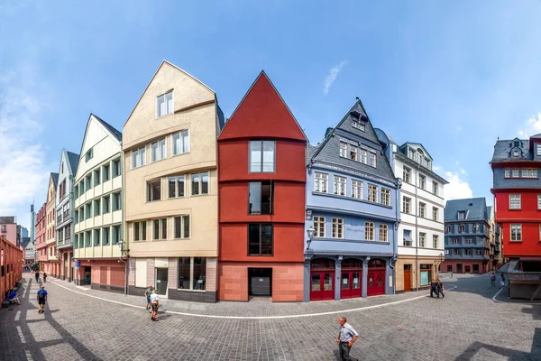 Новый Исторический Город Франкфурт Майн Гессен Германия — стоковое фото