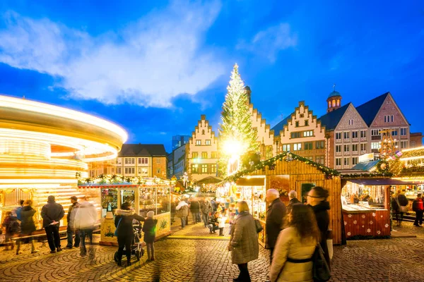 Mercado Navidad Fráncfort Del Meno Hesse Alemania — Foto de Stock