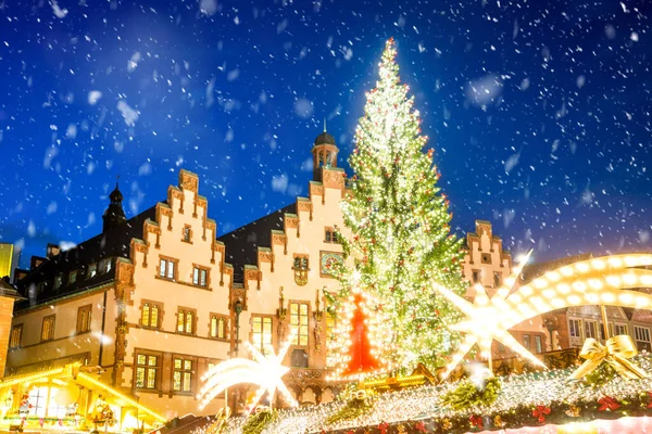 Christmas Market Frankfurt Main Hessen Germany — Stock Photo, Image