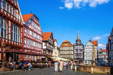 Fritzlar, Hessen, Almanya 'da Pazar