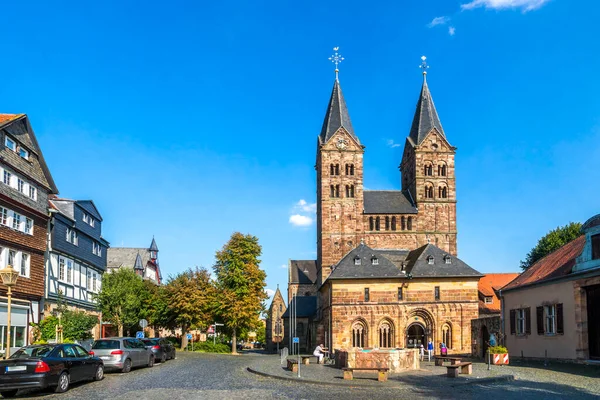 Iglesia Fritzlar Hesse Alemania — Foto de Stock