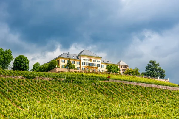 Castelo Johannisberg Geisenheim Rheingau Alemanha — Fotografia de Stock