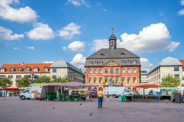 Rynek Hanau Hesja Niemcy — Zdjęcie stockowe