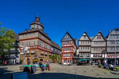 Herborn, Hessen, Almanya 'da Pazar 