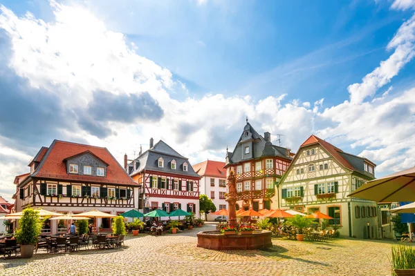 Heppenheim Hessen Almanya Pazar Yeri — Stok fotoğraf