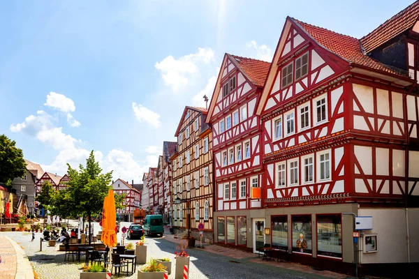 Historische Stadt Homberg Efze Hessen Deutschland — Stockfoto