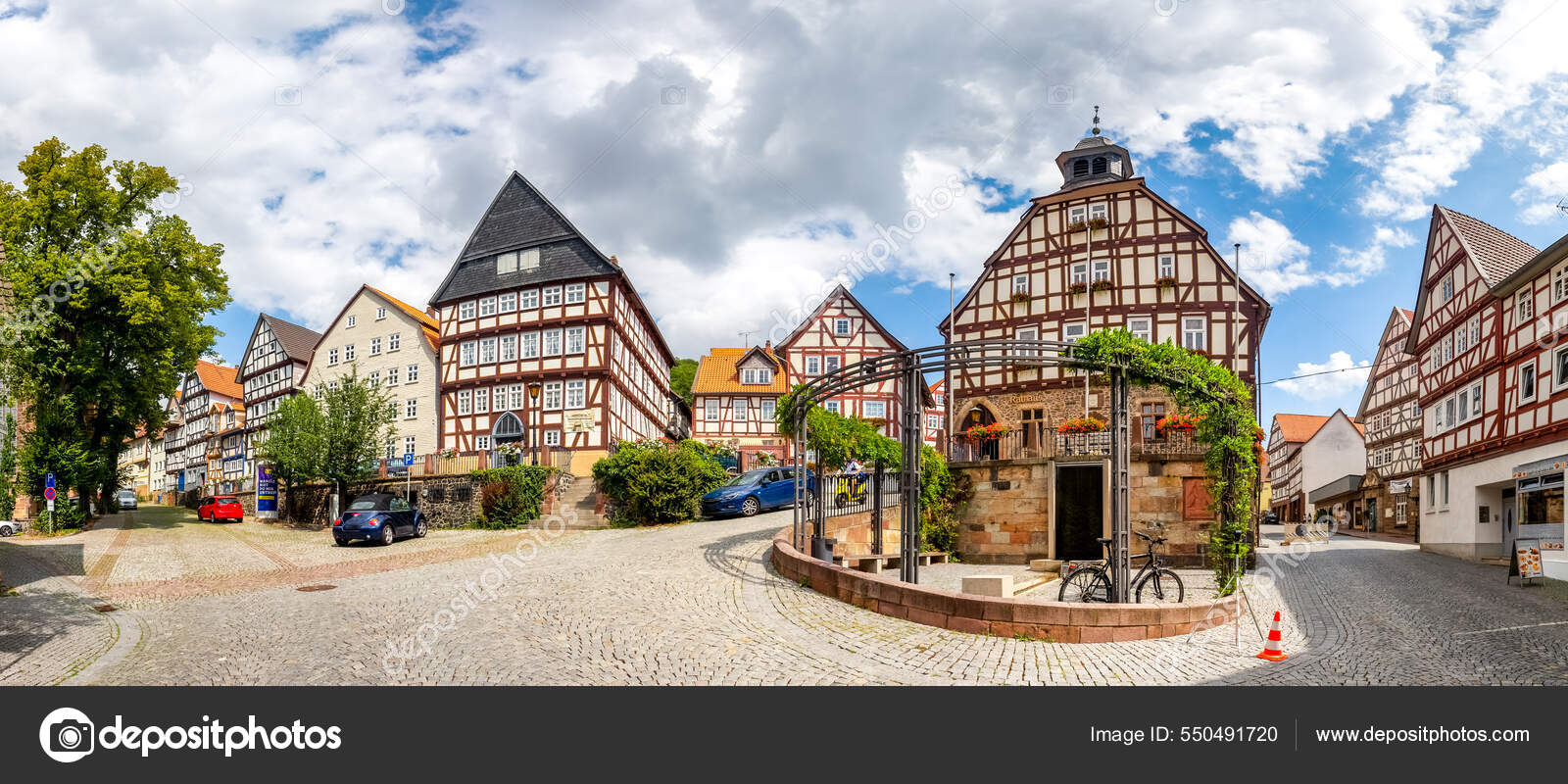 Historical City Homberg Efze Hessen Germany Stock Editorial Photo