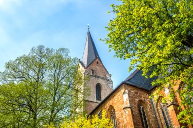 Tarihsel şehir Korbach, Hessen, Almanya 