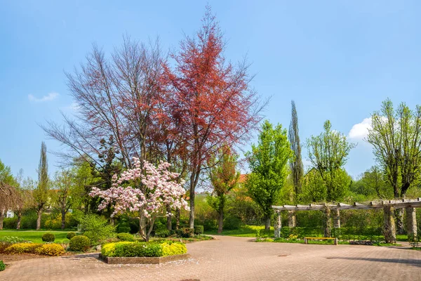 Parque Korbach Hessen Alemania — Foto de Stock