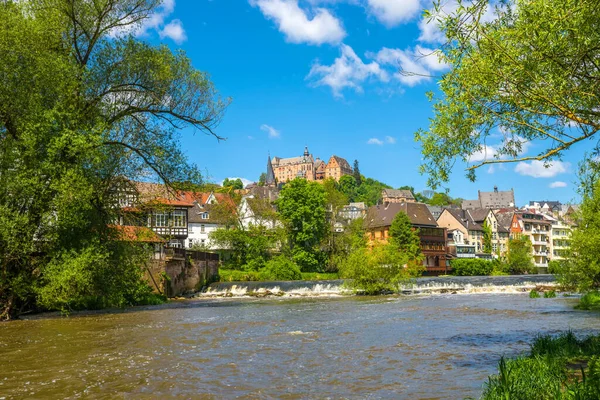 Castle Marburg Der Lahn Hessen Tyskland — Stockfoto