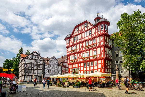 Markt Van Melsungen Hessen Duitsland — Stockfoto