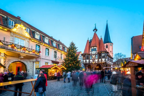 Julmarknad Michelstadt Odenwald Hessen Tyskland — Stockfoto