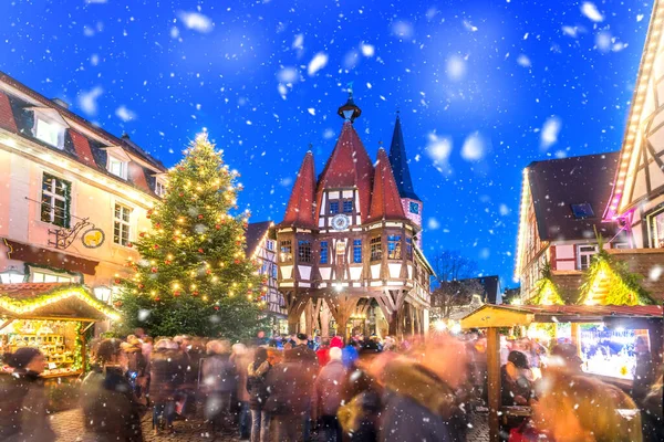 Vánoční Trh Michelstadtu Odenwald Hesensko Německo — Stock fotografie