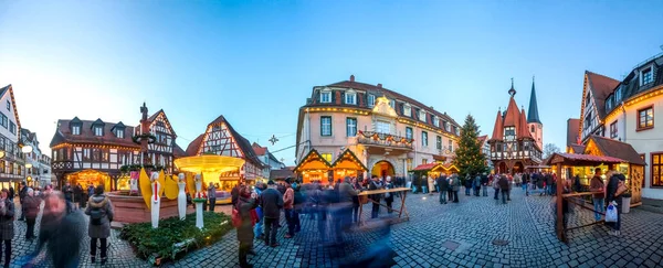 Mercado Natal Michelstadt Odenwald Hessen Alemanha — Fotografia de Stock