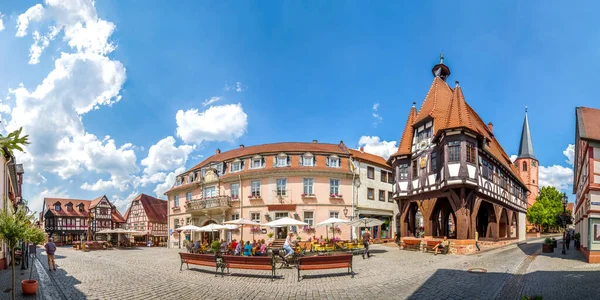 Ayuntamiento Mercado Michelstadt Hessen Alemania — Foto de Stock