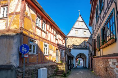 Tarihsel şehir Oberursel, Hessen, Almanya 