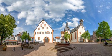 Steinau an der Strasse, Hessen, Almanya 'da Pazar