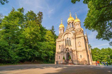 Wiesbaden 'deki Rus Kilisesi, Hessen, Almanya 