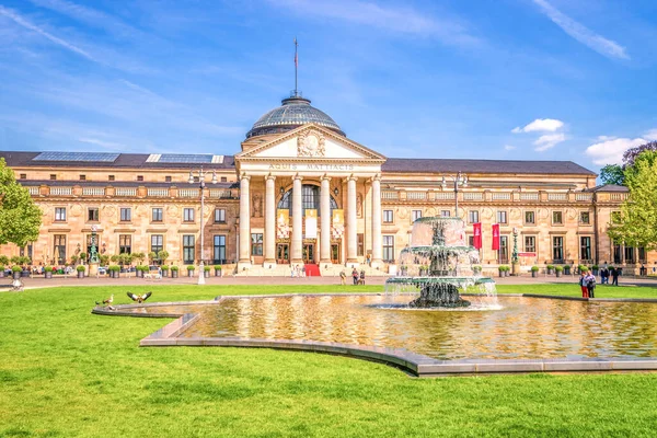 Kasino Wiesbaden Hesensko Německo — Stock fotografie