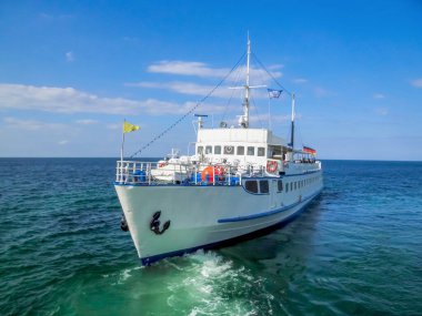 Feribot, Ahlbeck, Mecklenburg Vorpommern, Almanya 