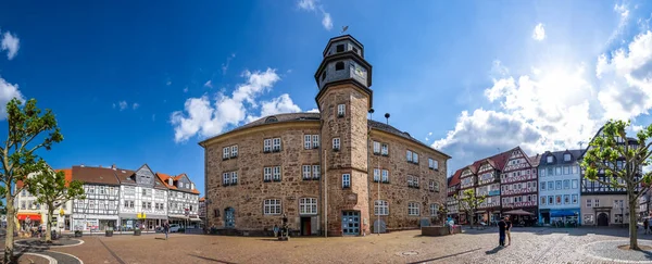 헤센에 역사적 도시인 하우젠 — 스톡 사진