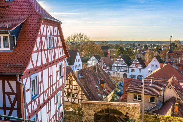 Tarihsel Şehir Zwingenberg Hessen Almanya — Stok fotoğraf