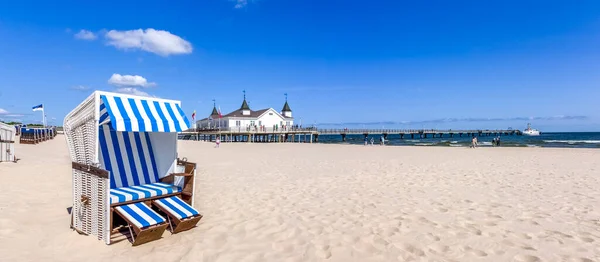 Pier Ahlbeck Mecklenburg Vorpommern Tyskland — Stockfoto