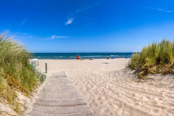 Beach Ahlbeck Mecklenburg Vorpommern Γερμανία — Φωτογραφία Αρχείου
