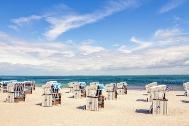 Boltenhagen Plajı, Almanya 'da Baltık Denizi 