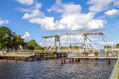 Greifswald 'daki Köprü Wieck, Almanya 