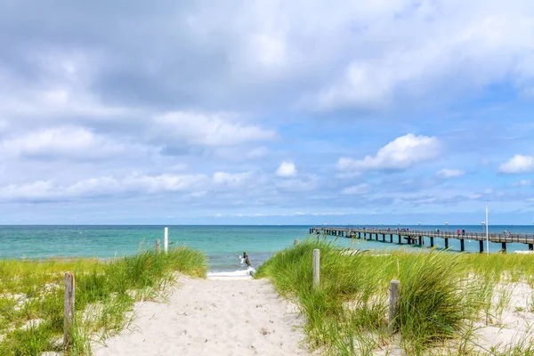 Pláž Graal Mueritz Mecklenburg Vorpommern Německo — Stock fotografie