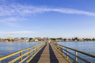 Groemitz 'de Plaj, Mecklenburg Vorpommern, Almanya 