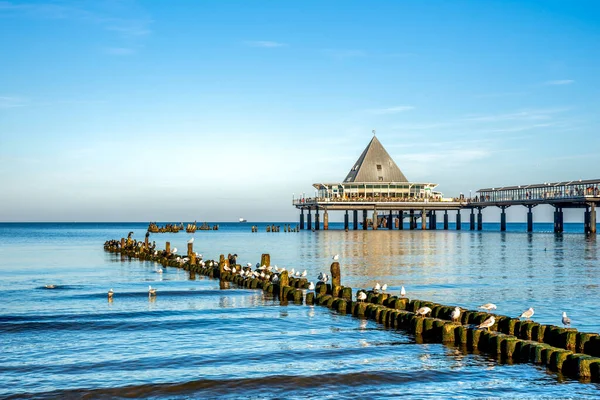 Strand Heringsdorf Mecklenburg Vorpommern Deutschland — Stockfoto