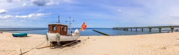 Muelle Koserow Mar Báltico Alemania —  Fotos de Stock