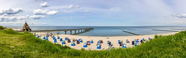 Pier Van Koserow Oostzee Duitsland — Stockfoto