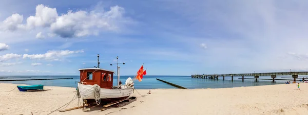 Muelle Koserow Mar Báltico Alemania — Foto de Stock