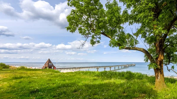 Pier Koserow Baltic Sea Germany — Stock Photo, Image