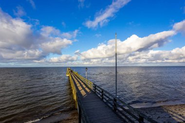 Lubmin İskelesi, Mecklenburg Vorpommern, Almanya 