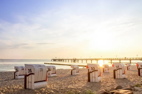 Kuehlungsborn, Baltık Denizi, Mecklenburg Vorpommern, Almanya 